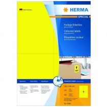 Αυτοκόλλητες Ετικέτες Herma 105x148mm Κίτρινες 100 φύλλα 4396