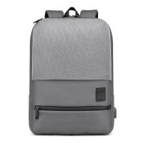 Arctic Hunter τσάντα πλάτης B00360-GY με Θήκη laptop, USB, Γκρι