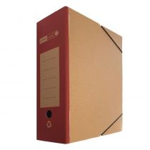 Κουτί με Λάστιχο Χάρτινο Οικολογικό OfficePoint Υ36x26x12εκ Κόκκινο