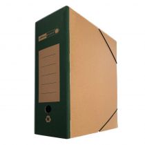 Κουτί με Λάστιχο Χάρτινο Οικολογικό OfficePoint Υ36x26x12εκ Πράσινο