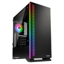 Zalman PC case S5 mid tower 398x212x465mm, 2x fan, διάφανο πλαϊνό, μαύρο