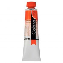 Talens Cobra Study water mixable oil 266 perm. orange 40ml.