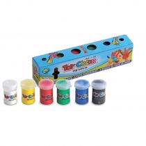 Δακτυλομπογιές Toy Color Σετ 6 Χρωμάτων x 25ml 501