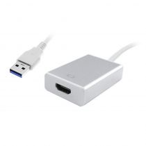 PowerTech converter USB 3.0 σε HDMI PTH-022 με Audio, ασημί