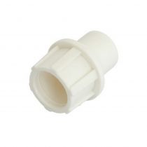 Telecom "Cut and Push" plastic coaxial connector, patented, White 5 ΤΕΜ.