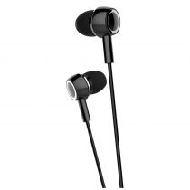 Usams earphones με μικρόφωνο EP-12, 10mm, 1.2m, μαύρα