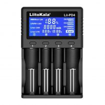 Liitokala φορτιστής LII-PD4 για μπαταρίες NiMH/CD, Li-Ion, IMR, 4 slots