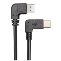 Καλώδιο USB σε USB Type-C CAB-U134, 90°, Dual Easy USB, 0.5m
