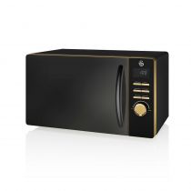 Swan 800W Digital Microwave - Μαύρο