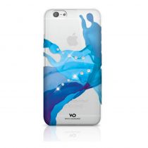 White Diamond Θήκη Crystal Liquid για iPhone 6/6S - Μπλε