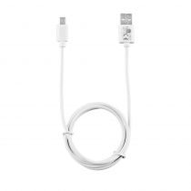 Lime Micro Usb Devices Long Usb 2.4a Φορτισησ-Data 1m Lum01 White