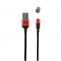 Nsp Type C Usb Φορτισησ-Data Magnetic Braided Nsc02 4.0a Qc 3.0 1.2m Red 8266683
