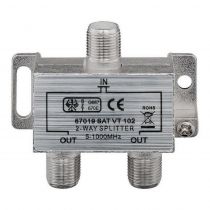 CATV splitter 67019, 2-way, 5 MHz - 1000 MHz, 3.7 dB