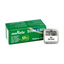 Murata μπαταρία Silver Oxide για ρολόγια SR726W, 1.55V, No 396, 10 τεμάχια