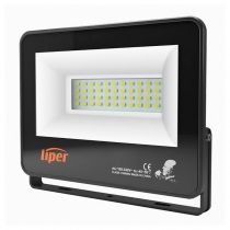 Liper LED προβολέας LPFL-100BS01 100W, 4000K, 8000lm, IP66, 220V, μαύρος