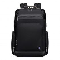 Arctic Hunter τσάντα πλάτης B00415-BK με θήκη laptop, USB, μαύρη