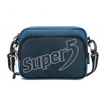 Super Five τσάντα ώμου K00123-BL, μπλε