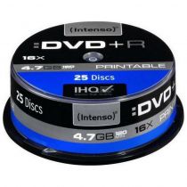 DVD+R Intenso 4,7GB/120MIN 1-16x Printable Cakebox 25 τεμάχια