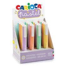 Carioca Highlighters Pastel - Υπογραμιστές σε 6 Παστέλ χρώματα Display 16 τεμαχίων 43035