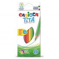 Carioca Ξυλομπογιές Tita 12 χρώματα/κουτί 42793