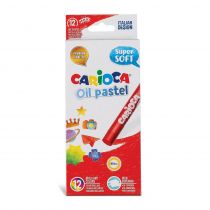 Carioca Λαδοπαστέλ - OilPastel 10mm 12 χρώματα/κουτί 43277