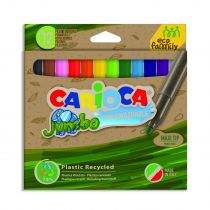 Carioca Μαρκαδόροι Eco Family Jumbo 12 χρώματα/κουτί 43101