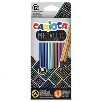 Carioca Ξυλομπογιές Metallic 12 χρώματα/κουτί 43164