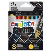 Carioca Κηρομπογιές Metallic 8 χρώματα/κουτί 43163