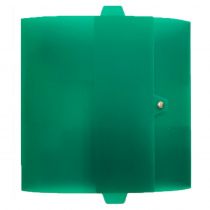 Κουτί με Κουμπί PP 8x33x26cm Διαφανές Πράσινο