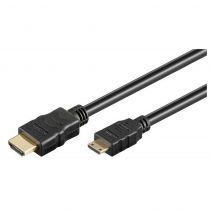 Goobay καλώδιο HDMI σε HDMI Mini με Ethernet 31934, 4K 3D, 30AWG, 5m