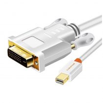 Cabletime καλώδιο Mini DisplayPort σε DVI AV588, 1080p, 1.8m, λευκό