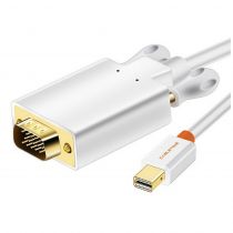 Cabletime καλώδιο Mini DisplayPort σε VGA AV588, 1080p, 1.8m, λευκό