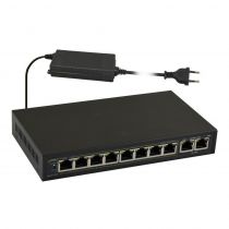 Pulsar PoE Ethernet Switch S108-90W, 10x ports 10/100Mb/s