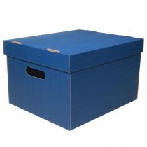Νext κουτί fabric μπλε Α4 Υ19x30x25,5εκ.