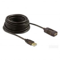 Delock καλώδιο USB 2.0 αρσενικό σε θηλυκό 82308, 480Mbps, 5m, μαύρο