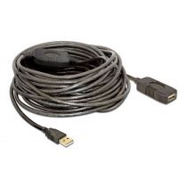 Delock καλώδιο USB 2.0 αρσενικό σε θηλυκό 82689, 480Mbps, 15m, μαύρο