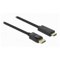 Delock καλώδιο DisplayPort σε HDMI 82435, passive, 1080p, 3m, μαύρο