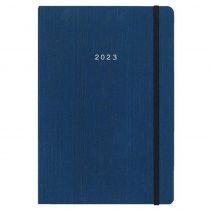 Next ημερολόγιο 2023 fabric ημερήσιο flexi μπλε με λάστιχο 17x25εκ.