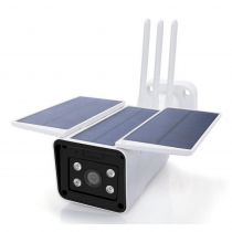 Sectec Ασύρματη ηλιακή κάμερα ST-S200-TY, 2MP, WiFi, PIR, λευκή
