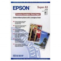 Χαρτί Inkjet Epson Φωτογραφικό Premium Semi Gloss S041328 251gr Α3 20 φύλλα