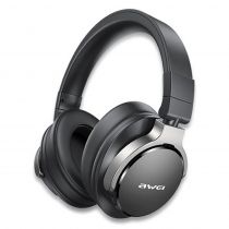 Awei headphones A710BL, wireless & wired, BT 5.0, μαύρα