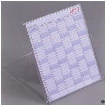 Βάση ημερολογίου πλέξι γκλας διάφανη 15,3x21,5x1cm