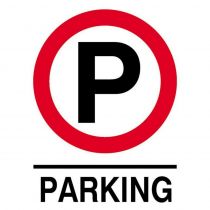 Επιγραφή PP "Parking" 15x20cm