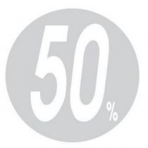 Next αφίσα "Κύκλος -50%" για βιτρίνες Ø32cm