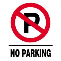 Next επιγραφή pvc "No parking" 15x20cm