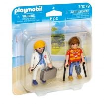 Playmobil Duo Pack Γιατρός και ασθενής