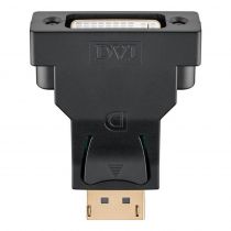 Goobay αντάπτορας DisplayPort σε DVI-D 1.1 51720, gold-plated, μαύρος