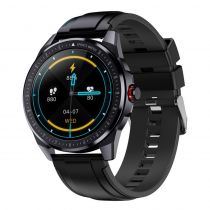 Intime smartwatch SN88, 1.28" έγχρωμο, IP68, HR & Blood pressure, μαύρο