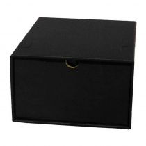 Next κουτί με συρτάρι classic - μεταλλική λαβή ολόκληρο μαύρο Υ14x23x30cm