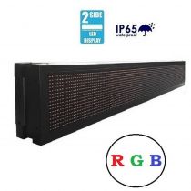 Πινακίδα LED – Διπλής όψης – RGB – 103cm×23cm - IP67
